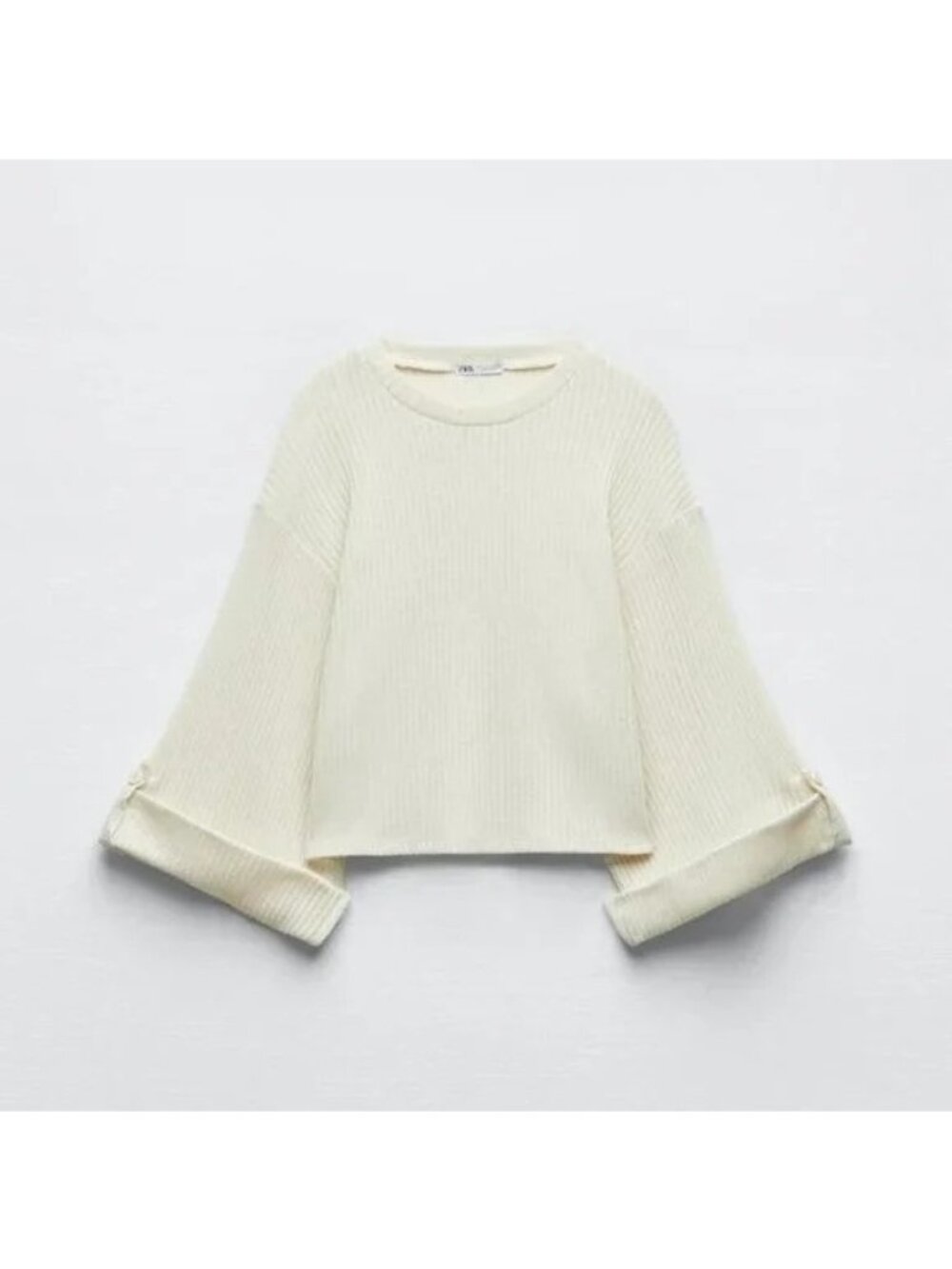 Zara Ivory Ribbed Knit Set - Picture 8 of 16
